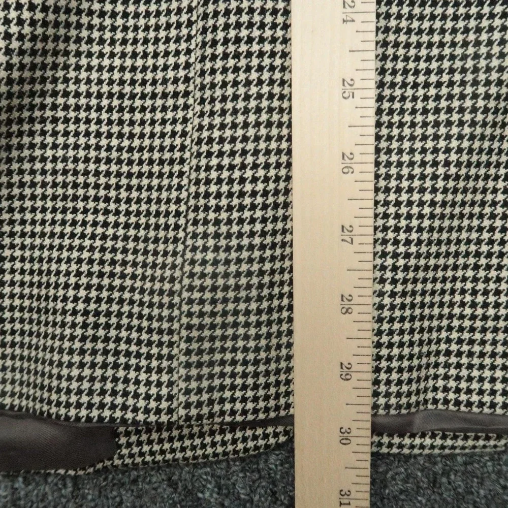 Canali Blazer Mens 40 Beige Proposta Houndstooth‎ Wool Silk Sport Coat Italy